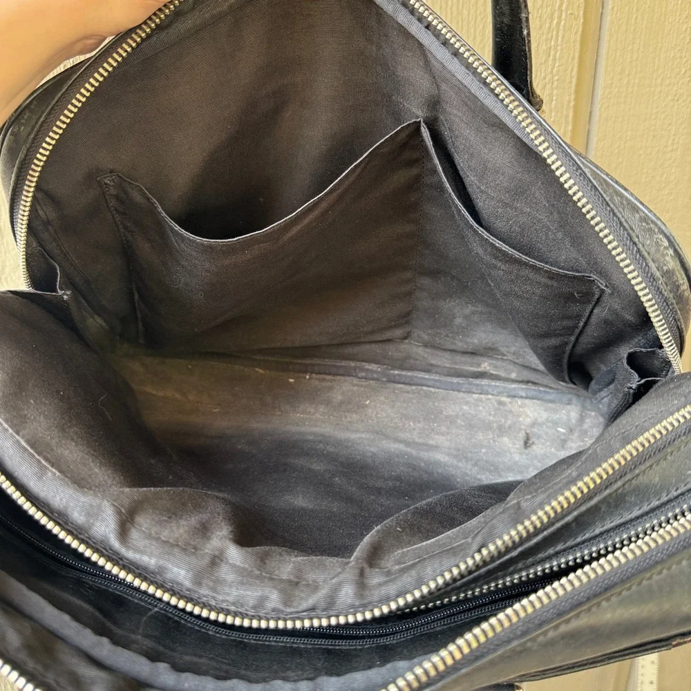 Coach Lexington Leather Commuter Briefcase Bag Mens Black F71065 OS Project Bag